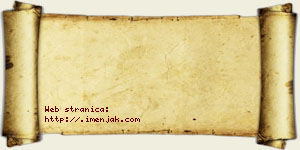 Angelina Gojsović vizit kartica